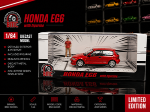 Honda with figure
