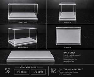 Acrylic Display Case 1/12 scale / Silver