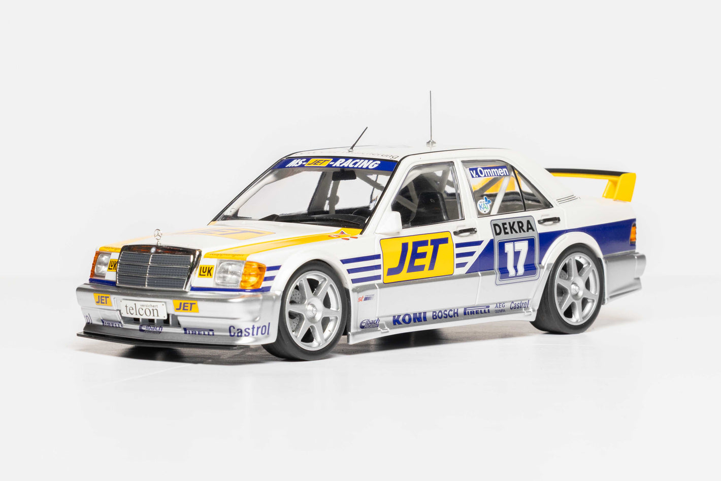 Minichamps 1990 Mercedes Benz 190E 2.5-16 EVO 1 #17 DTM J.Ommen JET
