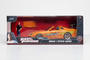 Brian and Toyota supra mk4 Targa fast and furious